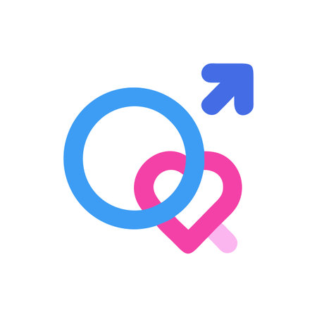 Search magnifier icon, magnify icon vector. Flat design styleのイラスト素材