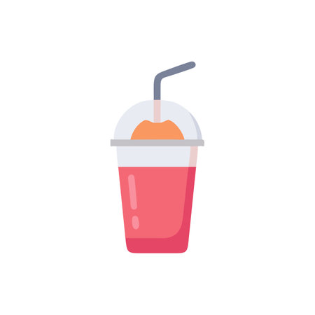 Charming Smoothie Icon for Fruit and Veggie Blendsのイラスト素材