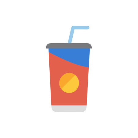 Delicious Soda Icon for Summer Treatsのイラスト素材
