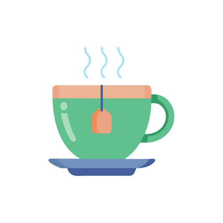 Delicious Tea Icon for Cozy Momentsのイラスト素材
