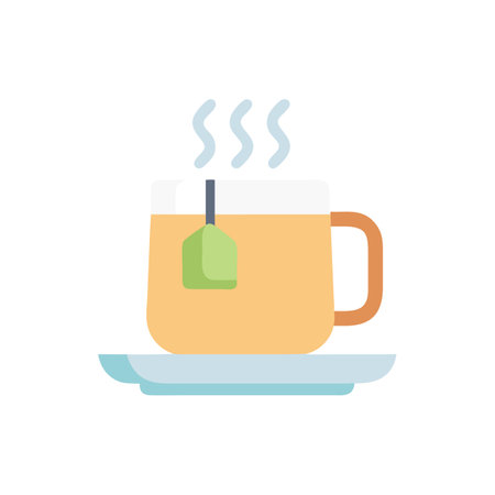 Refreshing Tea Icon for Beverage Loversのイラスト素材