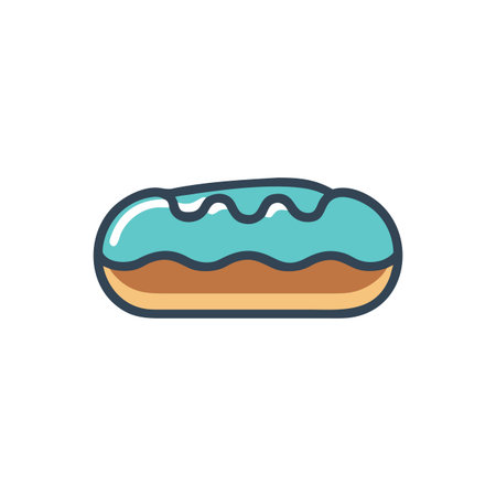 Tasty Eclair Icon for Special Occasions