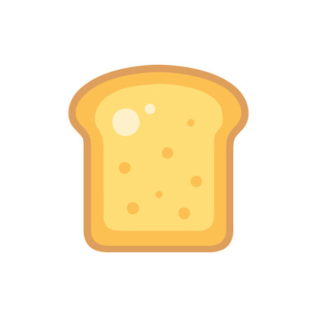 Delicious Buttered Toast Icon for Cozy Mornings