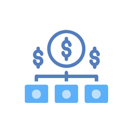 Hedge Fund Icon Illustrating Economic Growthのイラスト素材