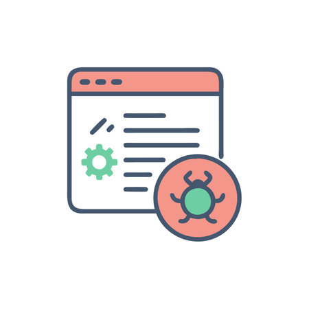 Debugging Solutions and Benefits Iconのイラスト素材