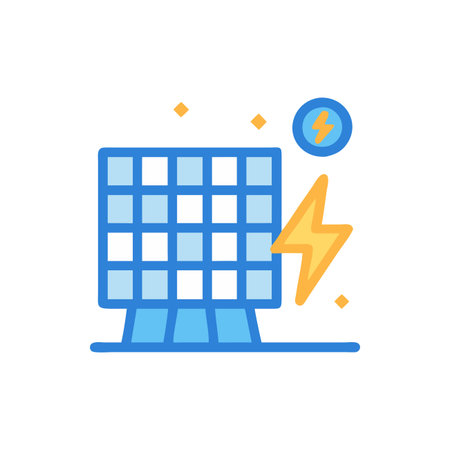 Energy Grid Features and Technologies Icon