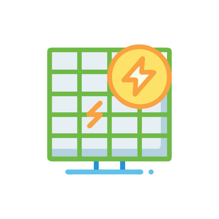Energy Grid Solutions and Benefits Icon
