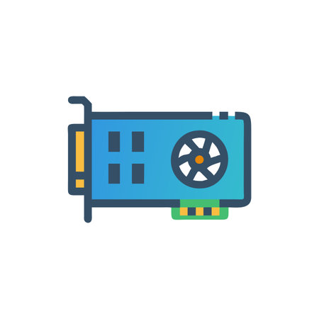 GPU Performance Processing Unit Vector Icon