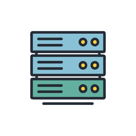 Server Icon for Data Storage Solutions