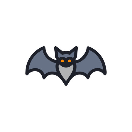 Artistic Bat Vector for Halloween Celebrations