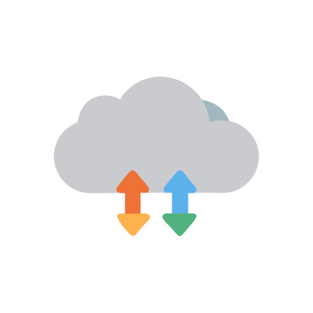 Charming Cloud Vector for Creative Designsのイラスト素材