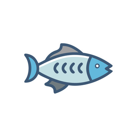 Creative Fish Vector for Marine Awarenessのイラスト素材
