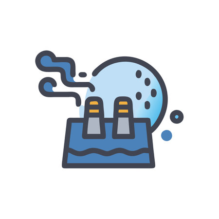 Thought-Provoking Pollution Vector for Educationのイラスト素材