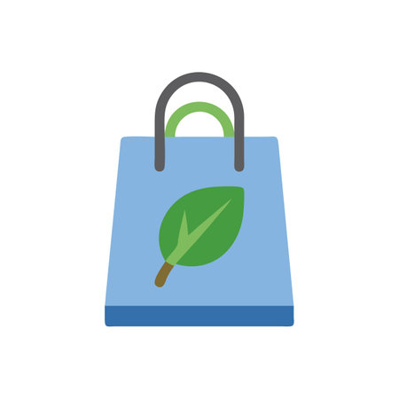 Charming Eco Bag Illustration for Green Projectsのイラスト素材