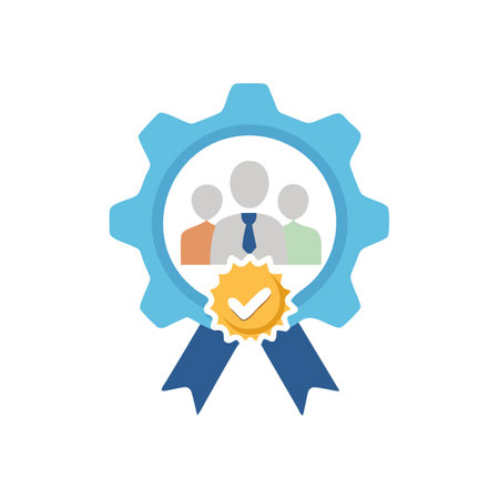 Stylish Business Excellence Icon Designのイラスト素材