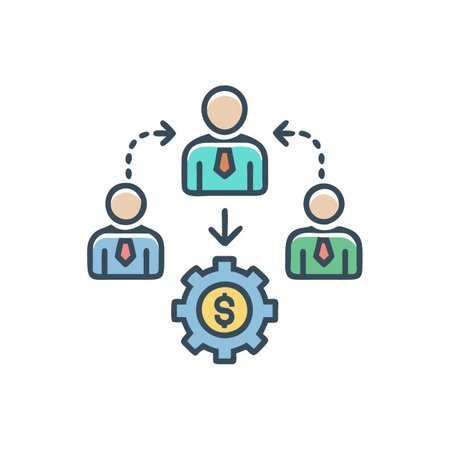 Innovative Business Operations Iconのイラスト素材