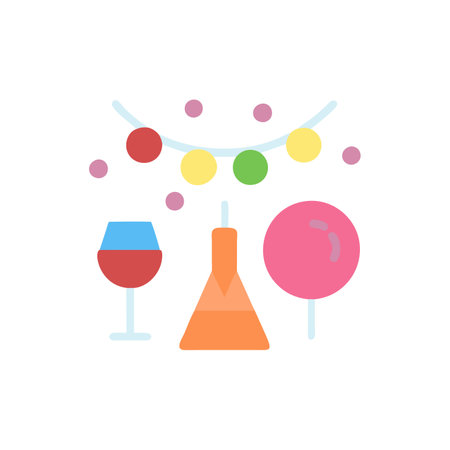 Icon for Celebrating Holiday Partiesのイラスト素材