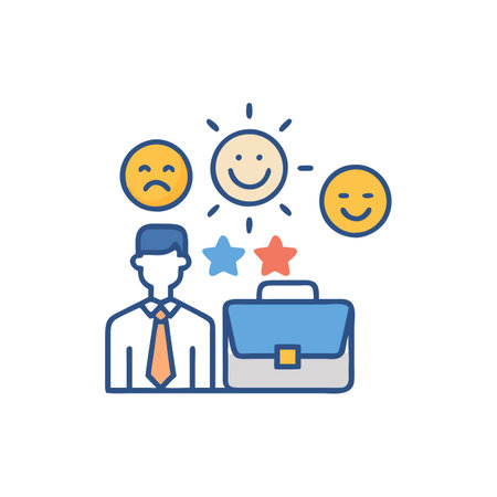 Icon for Enhancing Job Satisfactionのイラスト素材
