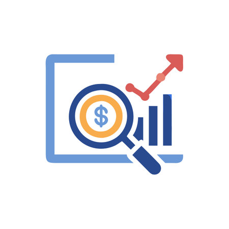 Icon for Conducting Market Analysisのイラスト素材
