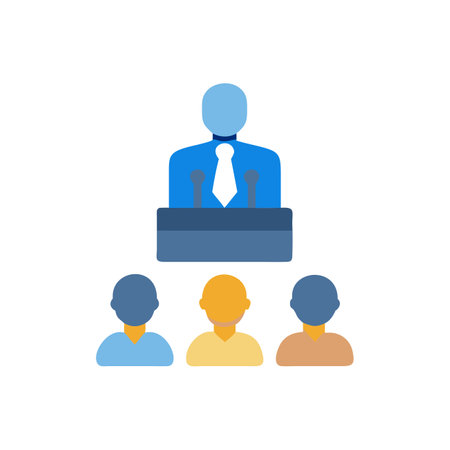 Icon for Training Leadership Skillsのイラスト素材