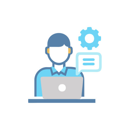 Icon for Technical Support in ITのイラスト素材