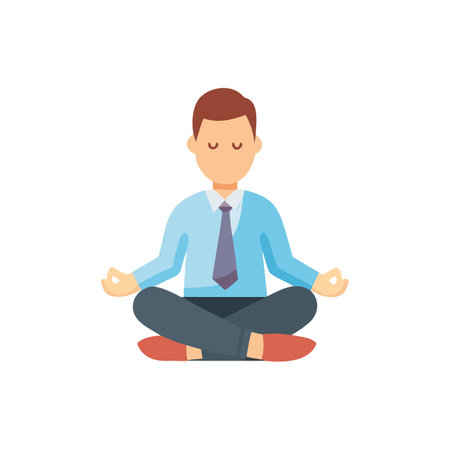 Icon for Meditation Spaces in Officeのイラスト素材