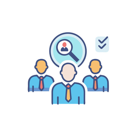Icon for Managing Recruitment Processesのイラスト素材