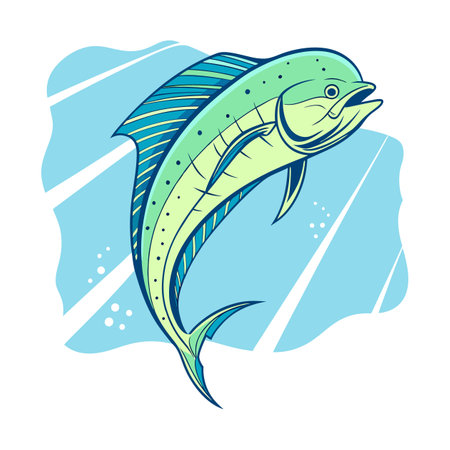 Fish icon. Vector illustration of a fish on a white background.のイラスト素材