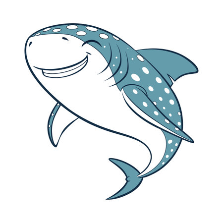 Shark icon. Sea life ecosystem fauna and ocean theme. Isolated design. Vector illustrationのイラスト素材