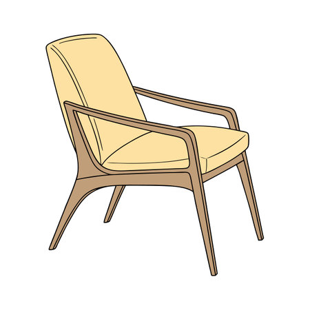 Armchair icon over white background. colorful design.  vector illustrationのイラスト素材
