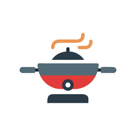 Innovative Induction Wok Conceptのイラスト素材