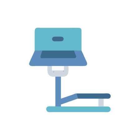 Innovative Laptop Stand Conceptのイラスト素材