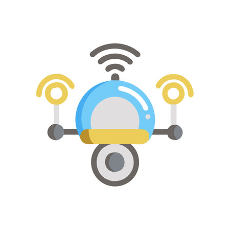 Creative Smart Bike Bell Illustrationのイラスト素材