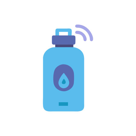User-Friendly Smart Water Bottle for Active Lifestylesのイラスト素材
