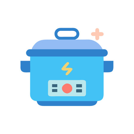Innovative Electric Pressure Cooker Conceptのイラスト素材