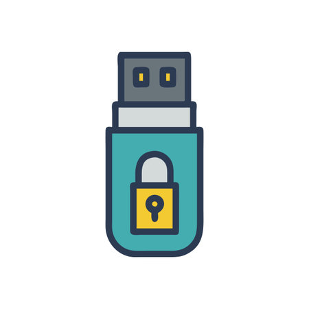 Creative USB Encryption Device Graphic
