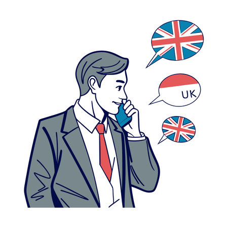 Illustration of businessmen activity.のイラスト素材