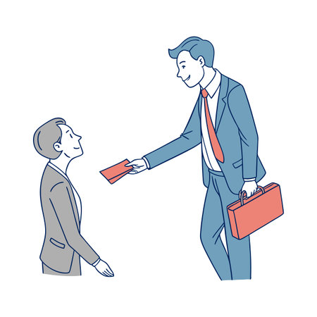 Illustration of businessmen activity.のイラスト素材