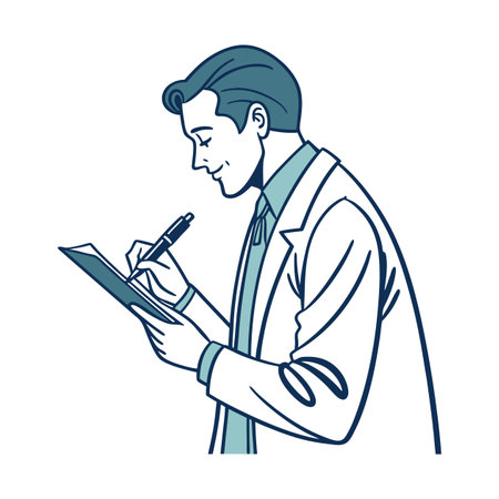 Illustration of businessmen activity.のイラスト素材