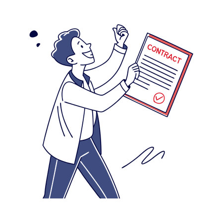 Illustration of businessmen activity.のイラスト素材