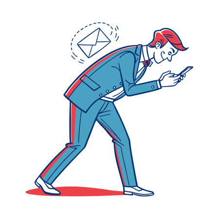 Illustration of businessmen activity.のイラスト素材