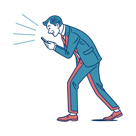 Illustration of businessmen activity.のイラスト素材