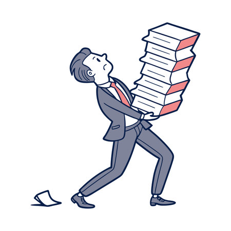 Illustration of businessmen activity.のイラスト素材