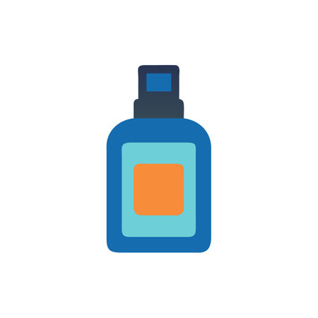Modern Cologne Bottle Icon Designのイラスト素材