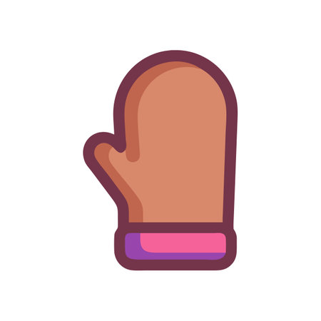 Stylish Self-Tanning Mitt for Even Tanのイラスト素材