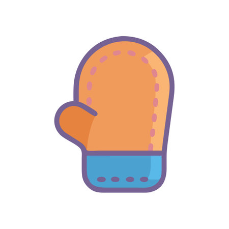 Chic Self-Tanning Mitt for Smooth Applicationのイラスト素材