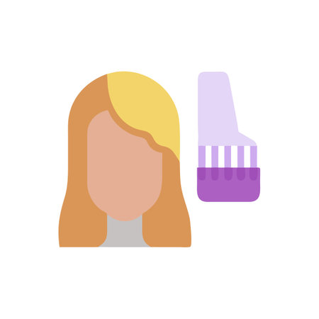 Vibrant Temporary Hair Color for Quick Changeのイラスト素材