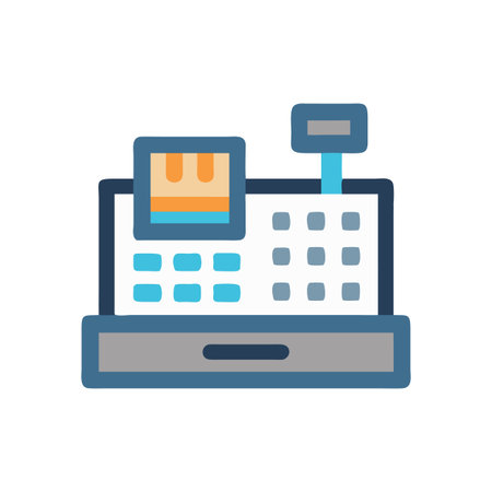 Innovative Cash Register Iconのイラスト素材
