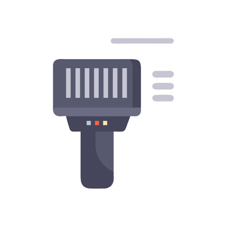Stylish Barcode Scanner Vector Designのイラスト素材