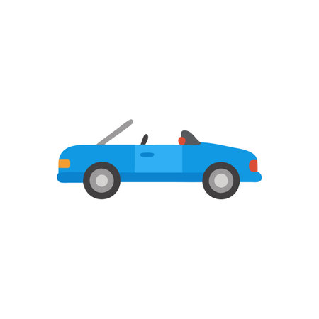 Convertible Car Icon for Stylish Travelのイラスト素材